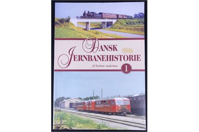 Dansk Jernbanehistorie  no. 1 - 4 af Torben Andersen. Fire hæfter fra 2004-2008 (72-96 sider). Indeholder bl.a.: DSB damplokomotiver 1892-1970 (flere dele), Post på skinner (3 dele), Næstved-Præstø-Mern-Banen, Tuborg Ølvogne, Jernbaner på postkort, Lyn- og bådtoget Englænderen og Klampenborgbanen.