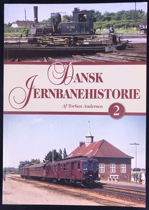 Dansk Jernbanehistorie  no. 1 - 4 af Torben Andersen. Fire hæfter fra 2004-2008 (72-96 sider). Indeholder bl.a.: DSB damplokomotiver 1892-1970 (flere dele), Post på skinner (3 dele), Næstved-Præstø-Mern-Banen, Tuborg Ølvogne, Jernbaner på postkort, Lyn- og bådtoget Englænderen og Klampenborgbanen.