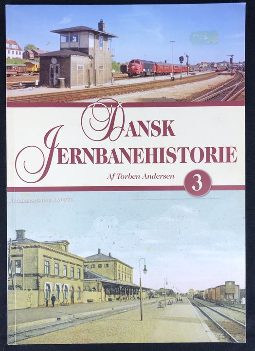 Dansk Jernbanehistorie  no. 1 - 4 af Torben Andersen. Fire hæfter fra 2004-2008 (72-96 sider). Indeholder bl.a.: DSB damplokomotiver 1892-1970 (flere dele), Post på skinner (3 dele), Næstved-Præstø-Mern-Banen, Tuborg Ølvogne, Jernbaner på postkort, Lyn- og bådtoget Englænderen og Klampenborgbanen.