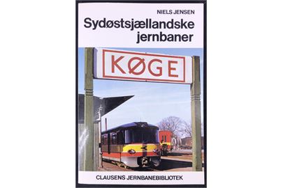 Sydøstsjællandske jernbaner af Niels Jensen. 96 sider jernbanehistorie. Clausens Jernbanebibliotek.