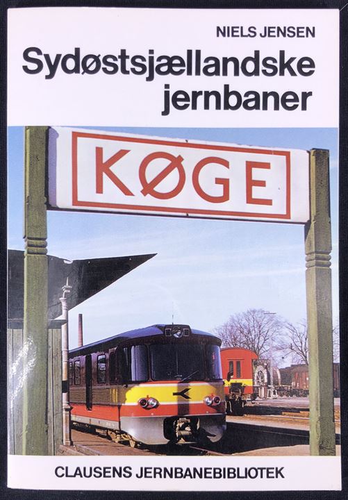 Sydøstsjællandske jernbaner af Niels Jensen. 96 sider jernbanehistorie. Clausens Jernbanebibliotek.