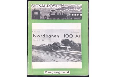 Nordbanen 100 år, Signalposten 2. årgang no. 4. Ca. 30 sider.