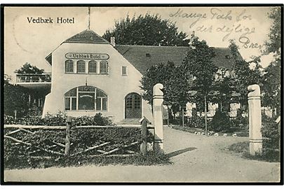 Vedbæk hotel. U/no.