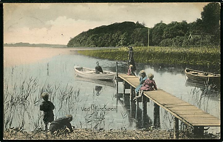 Lyngby, Ved Furesøen. Stenders no. 3779.