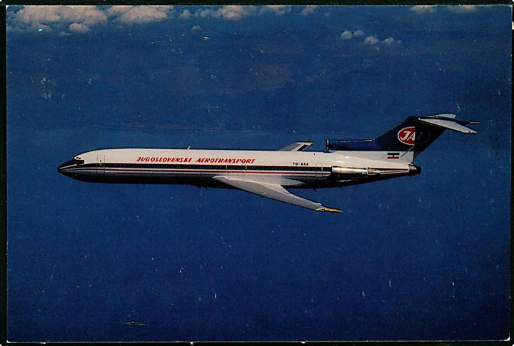 Boeing B-727 YU-AKA fra Yugoslav Airlines. Har været opklæbet.