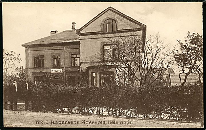 Helsingør, Frk. O. Jespersens Pigeskole. K. Nielsen no. 20623.