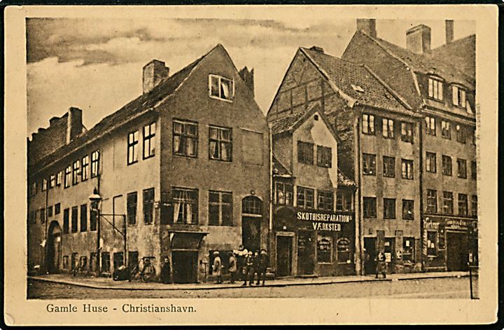 Købh., Christianshavn, gamle huse. Brodr. Riemann no. 210981.