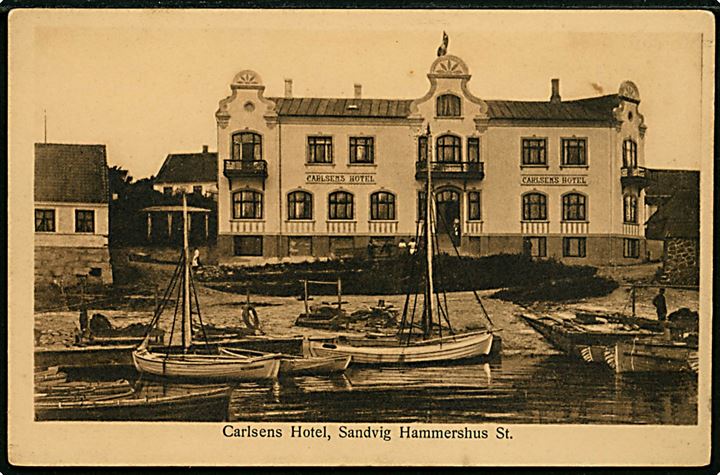 Sandvig, Carlsens Hotel. Dansk Fotografisk Kunstforlag u/no.