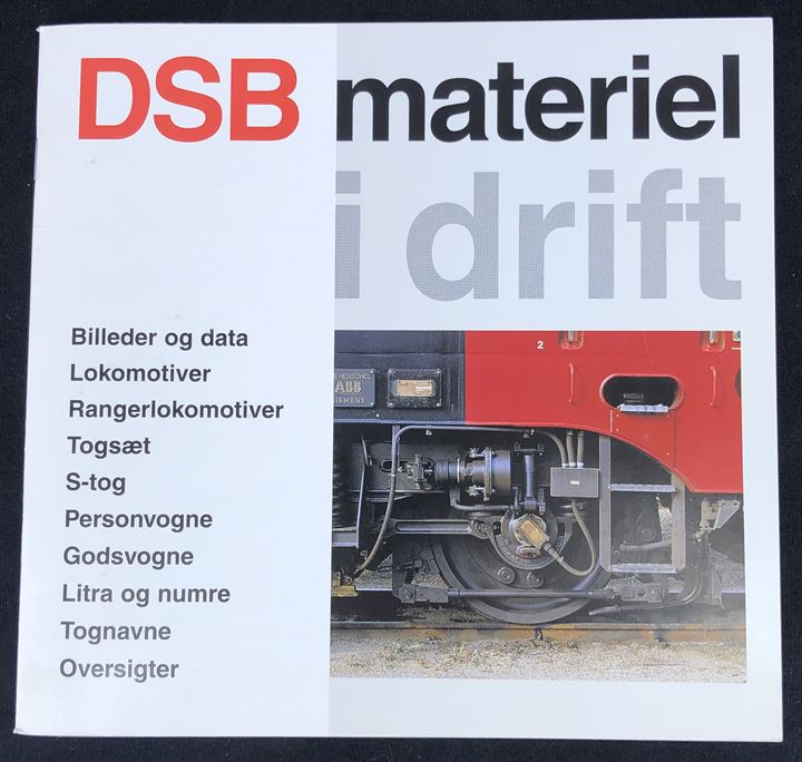 DSB materiel i drift. 40 sider billedhæfte udgivet af DSB Materiel. 