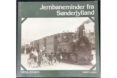 Jernbaneminder fra Sønderjylland, Niels Jensen. 48 sider illustreret jernbanehistorie. 