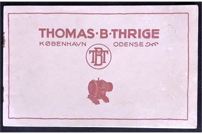 Odense - Thomas B. Thrige. 36 sider illustreret reklamehæfte fra ca. 1930 med fabrikkens bygninger og produkter. 