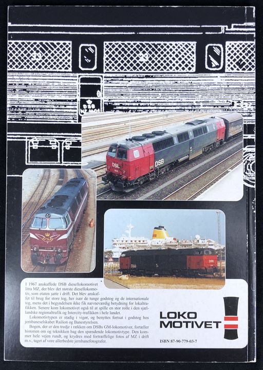 GM Diesellokomotiv DSB Litra MZ Type 645 i Danmark af Torben Andersen. 80 sider illustreret jernbanehistorie. 