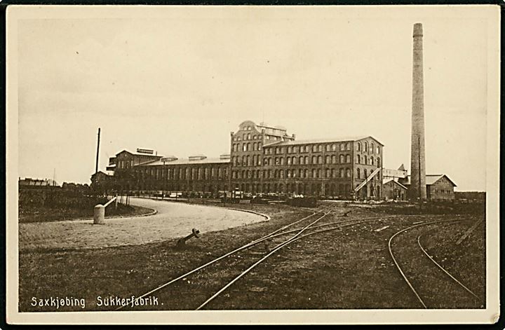 Sakskøbing. Sukkerfabrikken. Thaaning Steffensen - Stenders no. 25929.