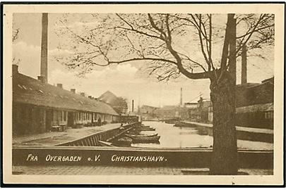 Købh., Christianshavn Overgade Oven Vandet. Dansk Lystrykkeri no. 1237.