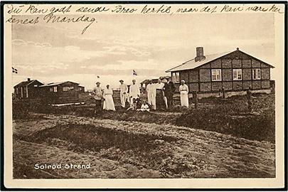 Solrød Strand med sommerhuse. H. Schmidt u/no.