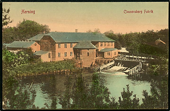 Herning, Claussonborg Fabrik. Warburgs Kunstforlag no. 781.