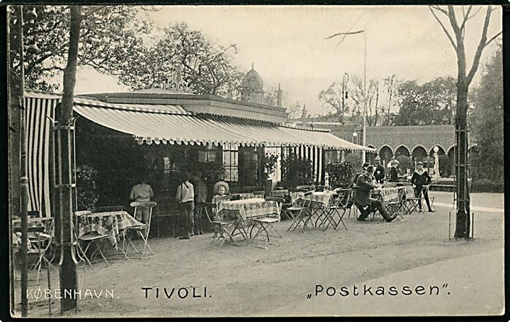 Købh., Tivoli, seværdighed Postkassen. Stenders no. 10782.