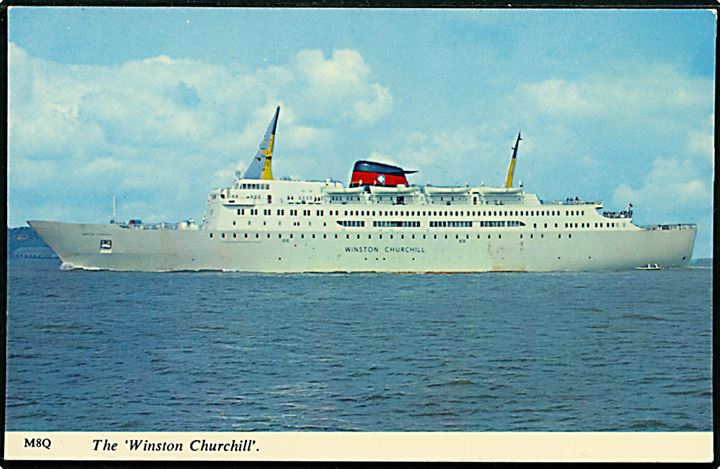 Winston Churchill, M/S, DFDS Englandsbåd. 