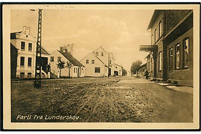 Lunderskov, jernbanestationen. P. Hansen u/no.