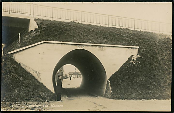 Kolding, viadukten ved havnen - bygget 1920. H. Poulsen no. ????.