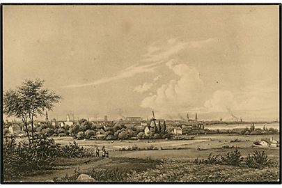 Wilhelm Petersen: København set fra Valby Bakke anno 1850. W. & M. u/no.