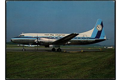 Convair CV-580 Metropolitan LN-BWN fra Nor-Fly Charter. Aeroprint no. 46.