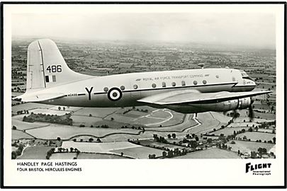 Handley Page Hastings fra Royal Air Force. Flight International u/no.