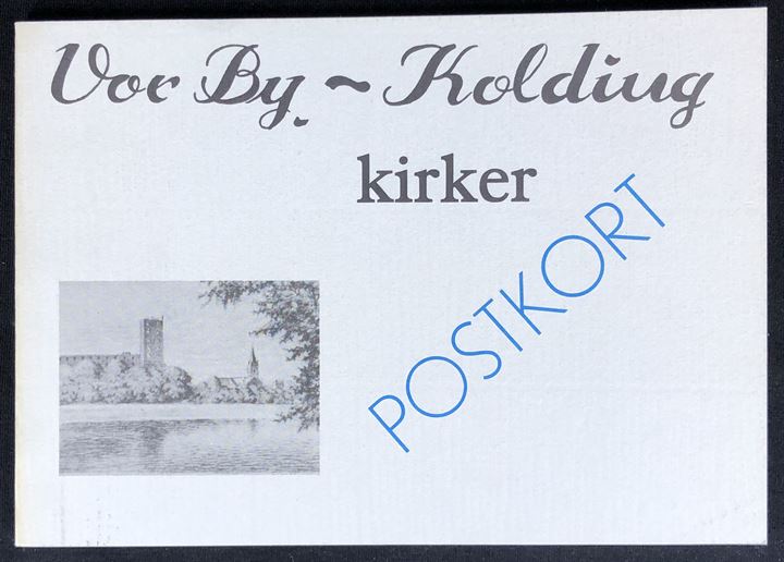 Vor By - Kolding - Kirker af Bent Eliasen med gengivelse af kirker på gamle postkort fra Kolding egnen. 