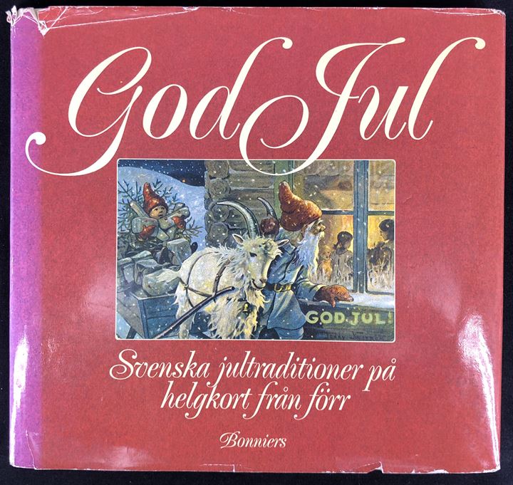 God Jul - Svenska jultraditioner på helgkort från förr. 94 sider illustreret gennemgang af svenske julekort. Pænt indbundet eksempler med skrammet smudsomslag.