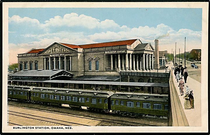 USA, Burlington Station, Omaha, Nebraska. 