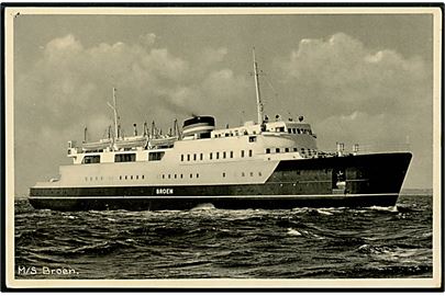 Broen, M/S, DSB Storebæltsfærge. Stenders no. 446.