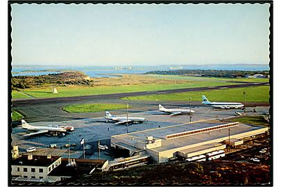 Sverige, Torslanda lufthavn ved Göteborg med bl.a. SAS-maskiner.