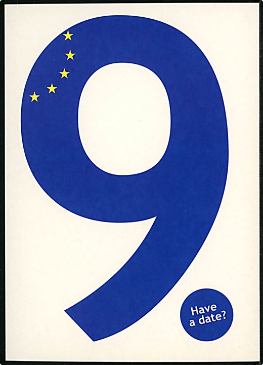 Europadagen 9. maj. - Go-Card no. 7232.