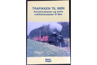 Trafikken til Møn - Kalvehavebanen og andre trafikforbindelser til Møn af Jens Bruun-Petersen og Birger Wilcke. 96 sider illustreret jernbanehistorie. 