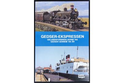 Gedser-Ekspressen - Udlandsforbindelserne via Gedser gennem 105 år af Jens Bruun-Petersen. 80 sider illustreret jernbanehistorie.