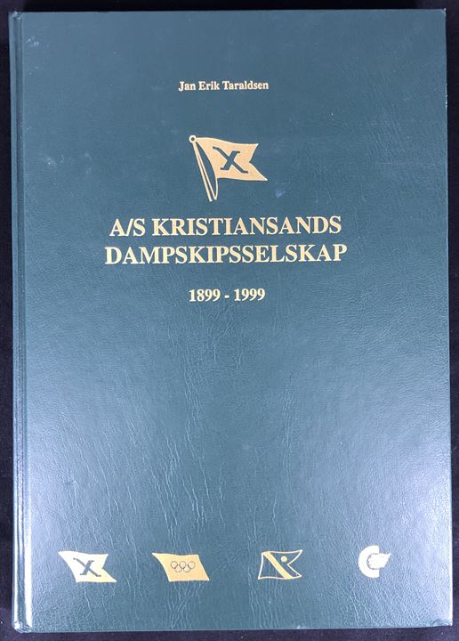 A/S Kristiansands Dampskipsselskap 1899-1999. 420 sider illustreret jubilæumsskrift.