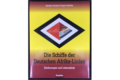 Die Schiffe der Deutschen Afrika-Linien, Karsten Kunibert Krüger-Kopiske. 128 sider illustreret skibsliste med stregtegning og beskrivelse af hvert enkelt skibs historie. 