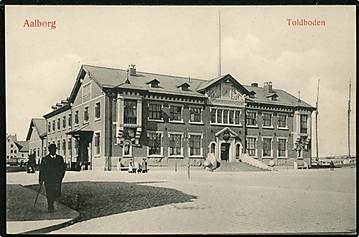 Aalborg. Toldboden. Rejseprøve fra Winkel & Magnussens Kunstforlag (W. & M.) no. 272.