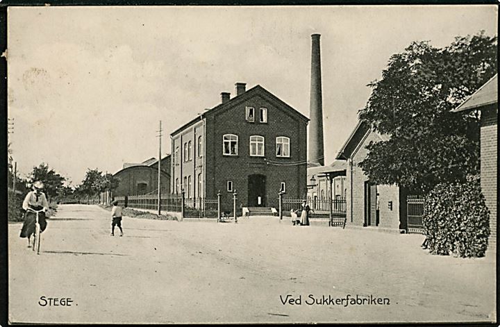 Stege. Ved Sukkerfabrikken. C.M. Nielsen no. 7693.