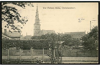 Købh., Vor Frelsers Kirke, Christianshavn. Nathansohns Kortlager No. 504. 