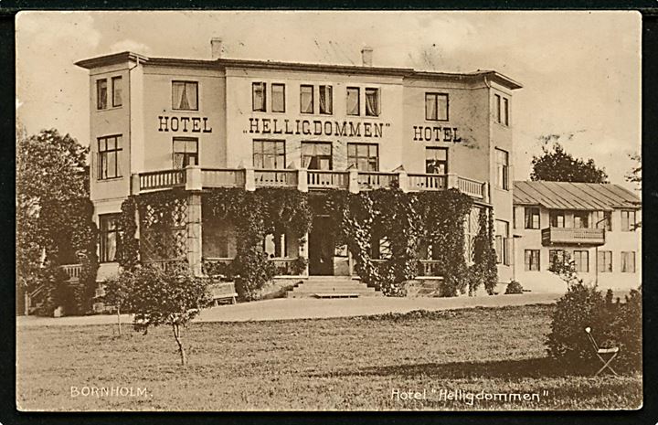 Bornholm, Hotel Helligdommen. Frits Sørensen Boghandel no. 17464.