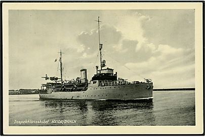 “Hvidbjørnen”, inspektionsskib m. Heinkel H.M.II no. 84 under rejse til Grønland. V. Thaning & Appel serie C21.