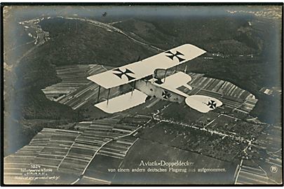 Albatros dobbeltdækker kampfly. Sanke no. 1024.