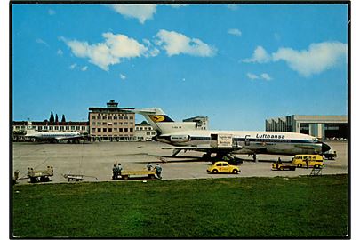 Boeing 727 D-ABIA fra Lufthansa i Stuttgart lufthavn.