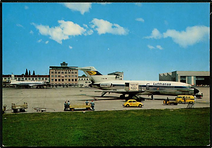 Boeing 727 D-ABIA fra Lufthansa i Stuttgart lufthavn.