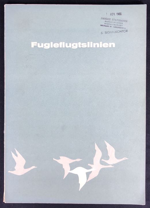 Fugleflugtslinien Særtryk af Ingeniøren Nr. 10 - 1963. 70 sider illustreret projektbeskrivelse.