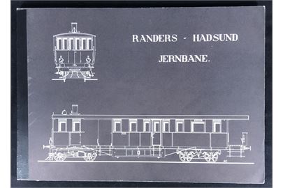 Randers - Hadsund Jernbane, Tegningshæfte. Jydsk model jernbane klub.