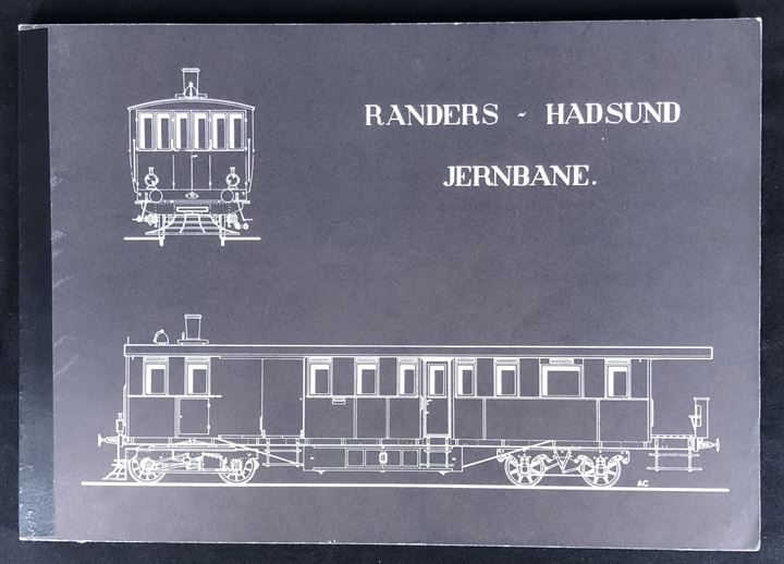 Randers - Hadsund Jernbane, Tegningshæfte. Jydsk model jernbane klub.