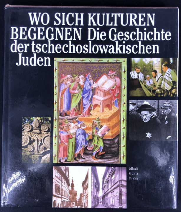 Wo sich Kulturen begegnen - Die Gesichte der tschechoslowakischen Juden af Natalia Berger. 228 sider illustreret historisk beskrivelse af de tjekkiske jøders historie. 