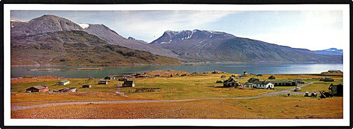 Igaliku. Panoramakort (11x30cm). Foto Finn Larsen - Djurs tryk u/no. 